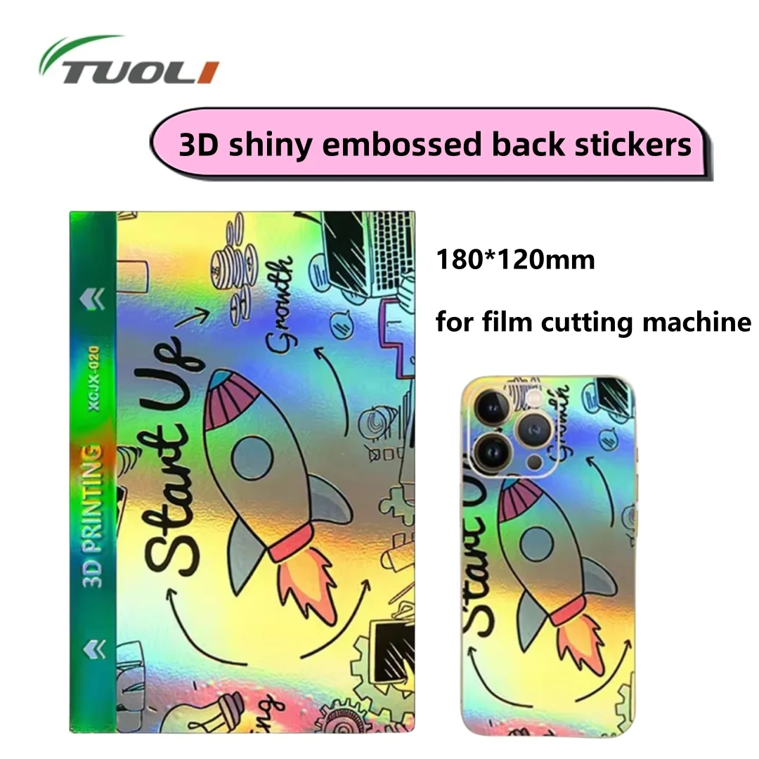 

TUOLI 3D Colorful Back Cover Sticker Protector Movies Skin Membrane Hydrogel Film For Sunshine Rockspace Cutting Plotter Machine
