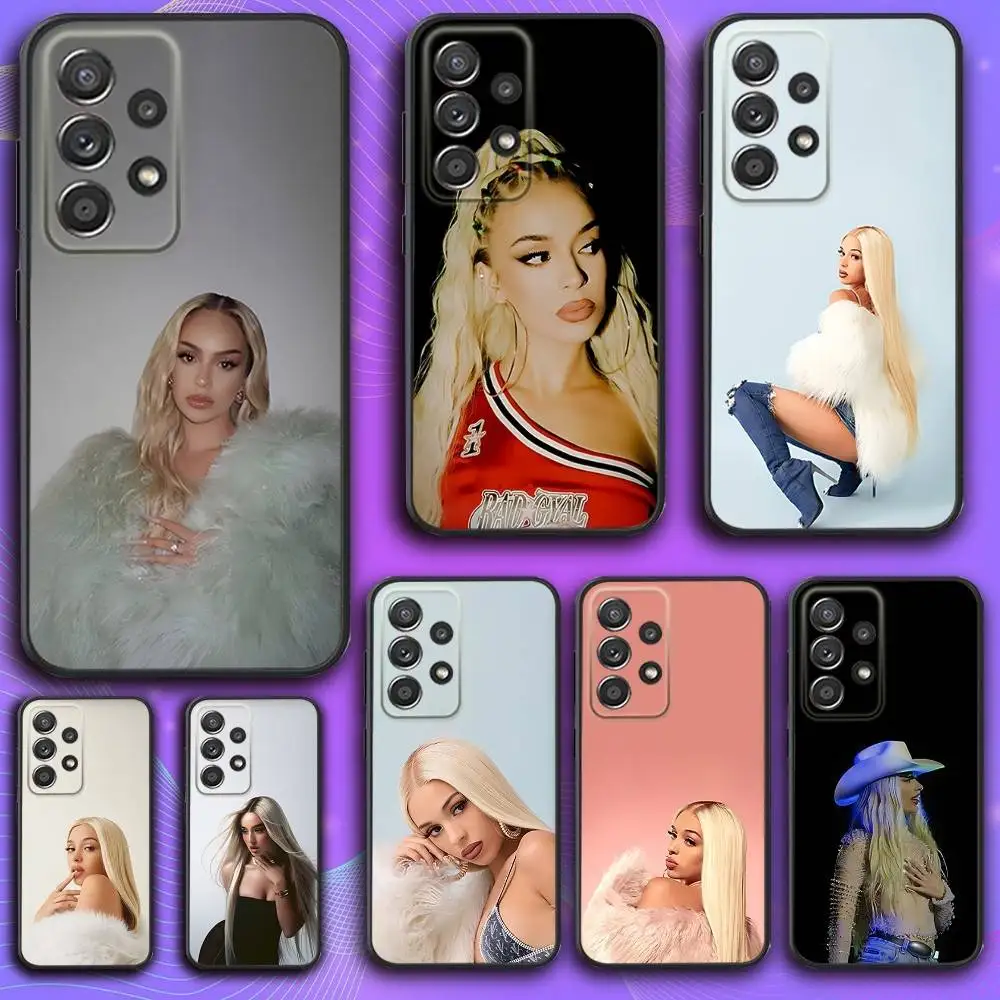 

Singer B-Bad G-Gyal 44 Phone Case For Samsung S 25,24,23,22,30,21,10,9,Ultra,Plus,Lite,FE,4,5 G Soft Black Case
