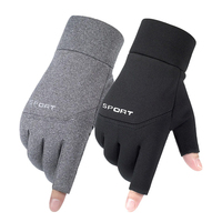 Unisex Cycling Gloves Lock Temperature Wrist Windproof Sports Riding Gloves Night Reflection Fingertip Touch Screen Technology