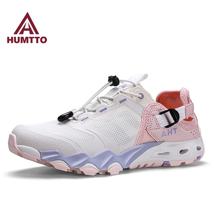 Humtto Outdoor Flat Sandals Women Trekking Shoes Aqua Water Shoes Breathable Hiking Shoes Sports Sneakers Men Quick Dry Sneakers