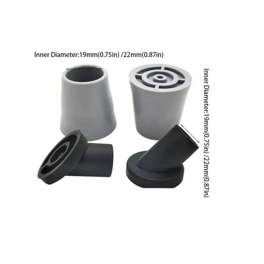 المطاط البراز عدم الانزلاق الساق المضادة للانزلاق الإنزلاق مسمار حامي غطاء الطابق حامي 19 مللي متر/22 مللي متر الأثاث المنزلق عصا للمشي #6