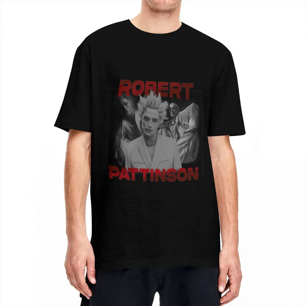 90s Vintage Style Robert Pattinson T Shirts Men Women's Cotton Novelty T-Shirt O Neck Tee Shirt Short Sleeve Tops New Arrival