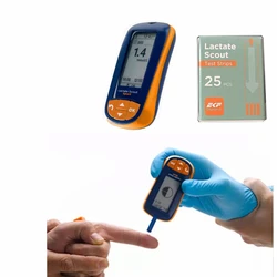 EKF New Handheld Fast Blood Lactate Scout Sport Detector Meter Lactic Test Strip