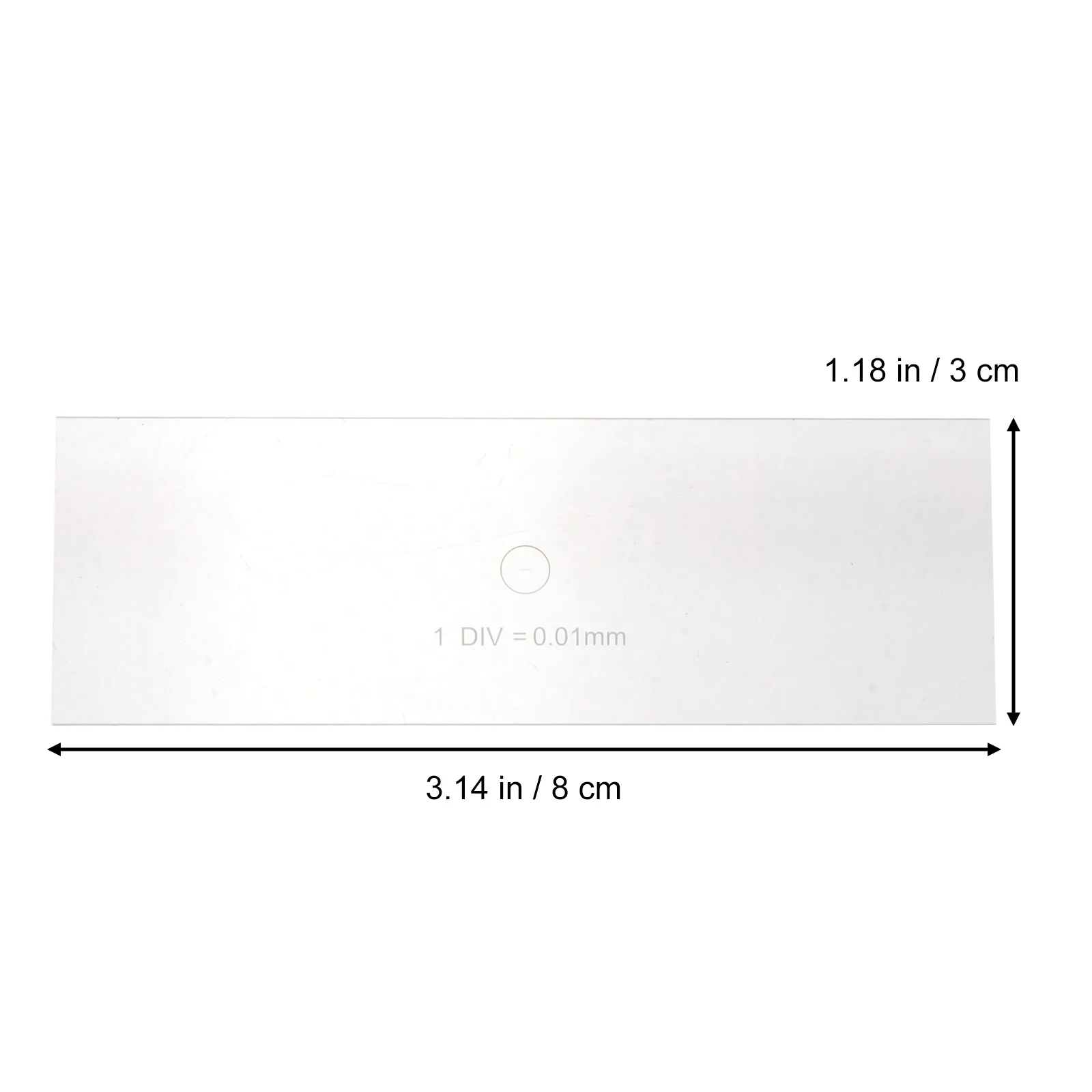 Microscoop Kalibratie Dia Multifunctionele Micrometer Dia Heerser Podiummicrometer met Opbergdoos met Opbergdoos NIEUW 2025