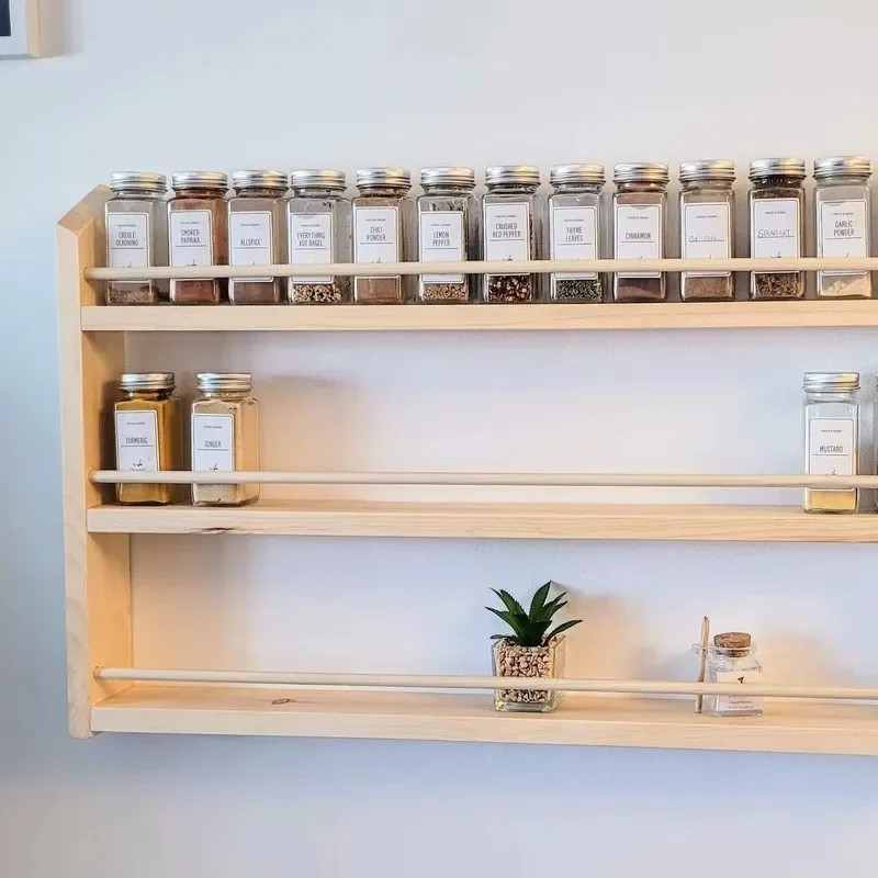 Fragrance Rack Kitchen Wall Storage Durable Suitable Home Cooking Areas