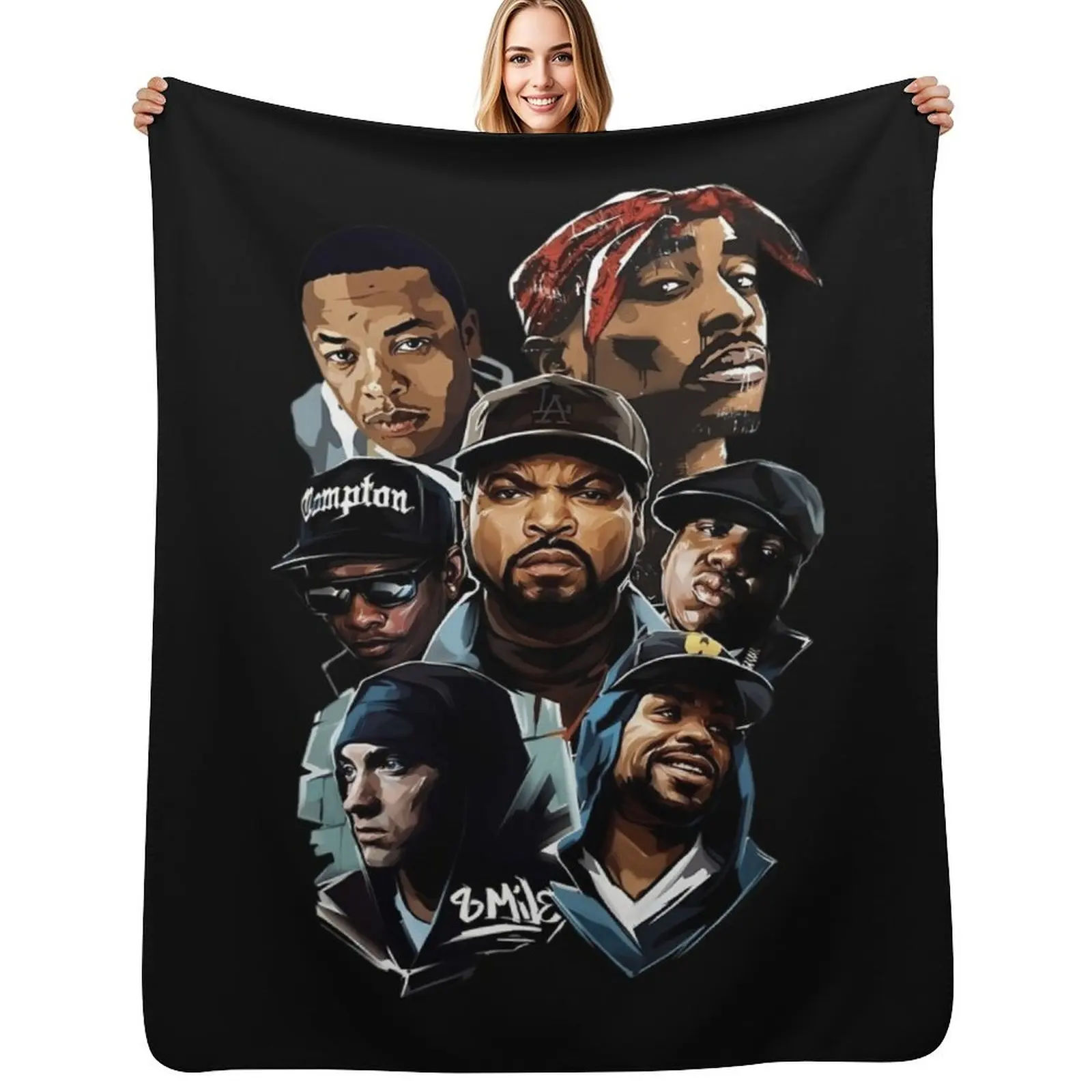 

Official Tupac Love Vintage California Throw Blanket Fade Resistant Durable Throw Blanket