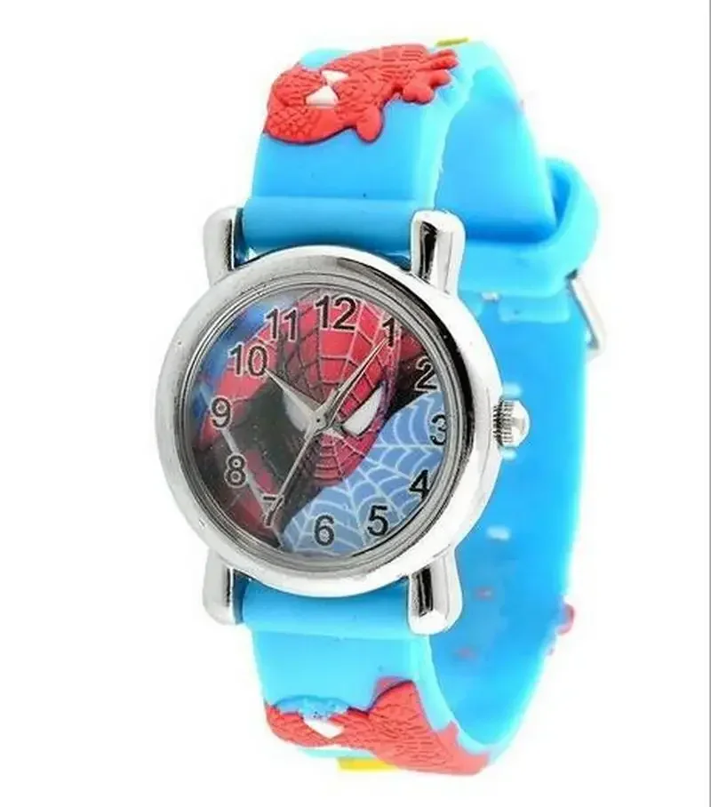 Montres Spider Man 3D pour enfants, montre à quartz pour enfants, horloge pour garçons et filles, cadeau pour étudiants, vente en gros