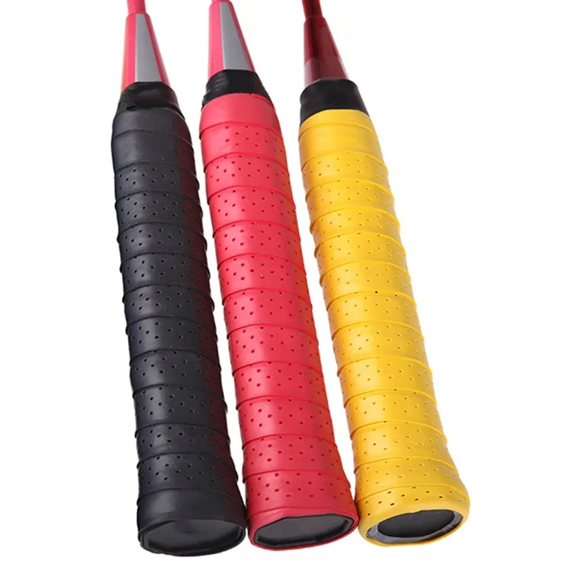 Durevole 60 pz Nastri In Tessuto Antiscivolo Badminton Sudore Assorbente Asta Badminton Mano Gel Maniglia Racchetta Nastro Antiscivolo Grip Tennis