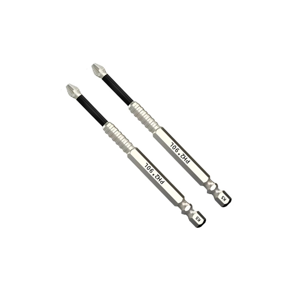 10pcs PH2 Head Screwdriver Bits Magnetic Alloy Steel Anti-Slip Long Drill Bit Set For Electric Drill Driver Repair Tools