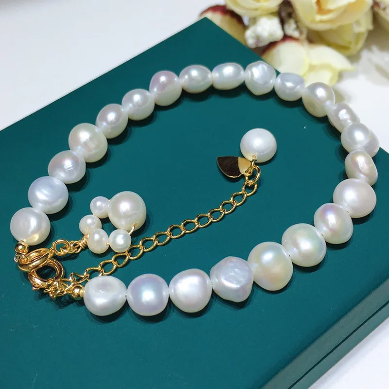 023 Zhuji Natural Freshwater Pearl Bracelet for Women Cute Fresh Cat Paw Design Fashion Jewelry
