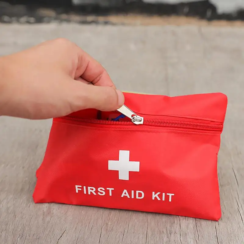 New Portable Waterproof First Aid Kit Bag Emergency Kits Case Only For Outdoor Camp Travel Fishing Emergency Treatment