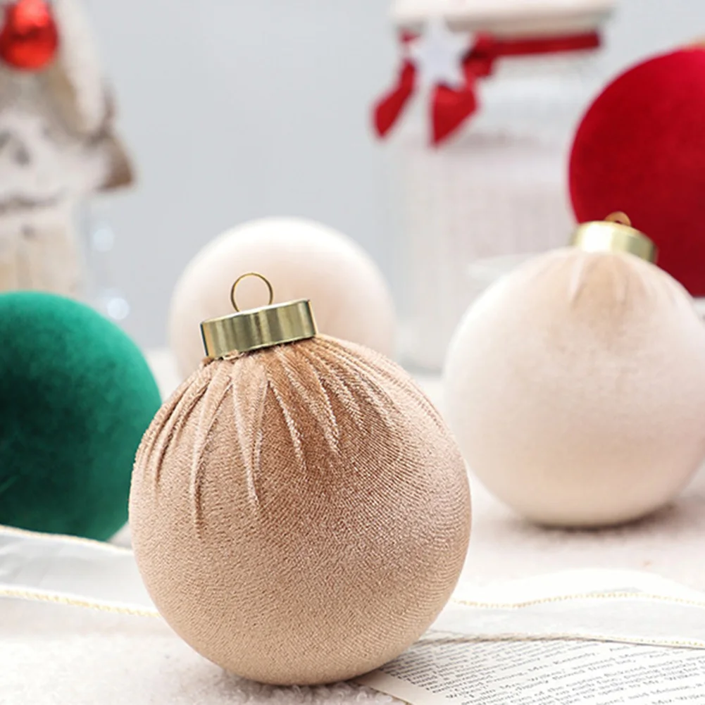 Twelve Festive Hanging Decorations Beautifully Crafted Christmas Balls at a Convenient Size of Eight Centimeters Each