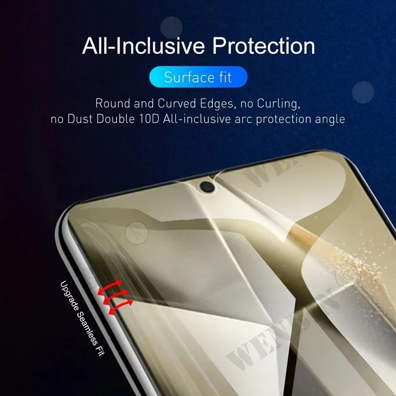 5 piezas de película de hidrogel de cobertura completa para Samsung S26 S25 S24 S23 Ultra Plus S24 FE Galaxy A56 A55 A36 A35 A16 A15, protector de pantalla 3