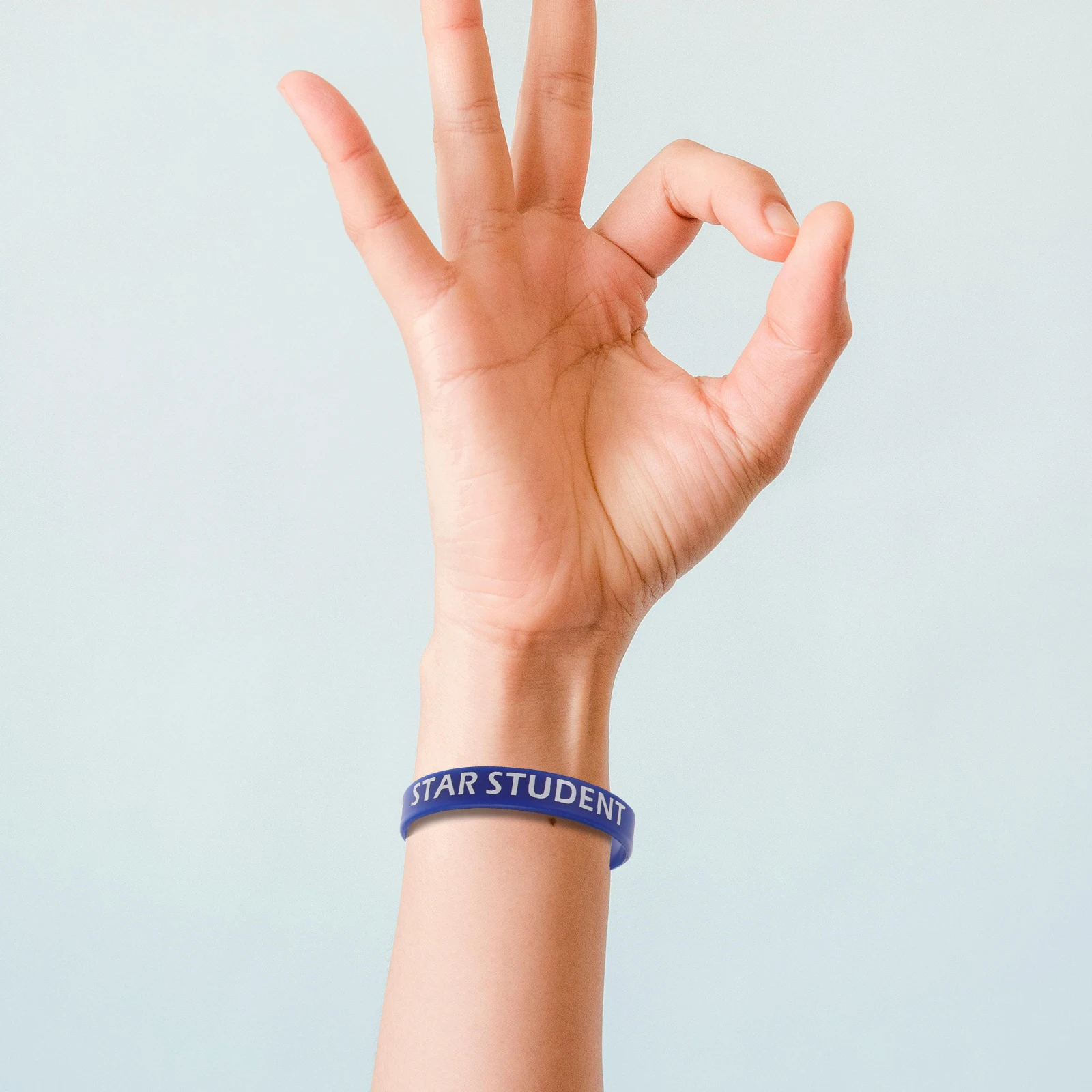

10 Pcs Colored Silicone Wristband Fancy Reward Bracelets Award Certificates Birthday Student Wristbands Silica Gel Child