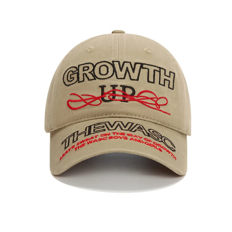 

Large Head Deep Crown Baseball Cap Men "Thrive" Embroidered Hat Unisex Duckbill Hat Versatile Women