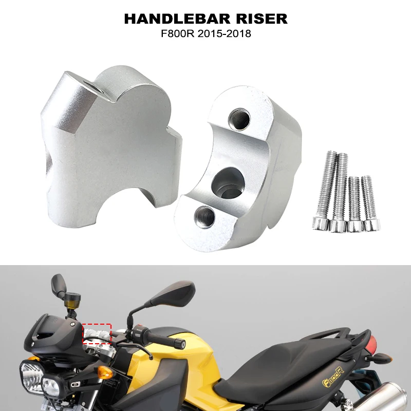 

Handlebar Heightening Riser Bar Clamp Mount For BMW F800R F800 R F 800R F 800 R 2015 2016 2017 2018 Motorcycle Accessories