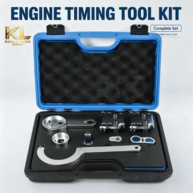 9-piece timing tool kit for Mercedes-Benz M256 and M254 engines, new S-Class motor rotor special tool.