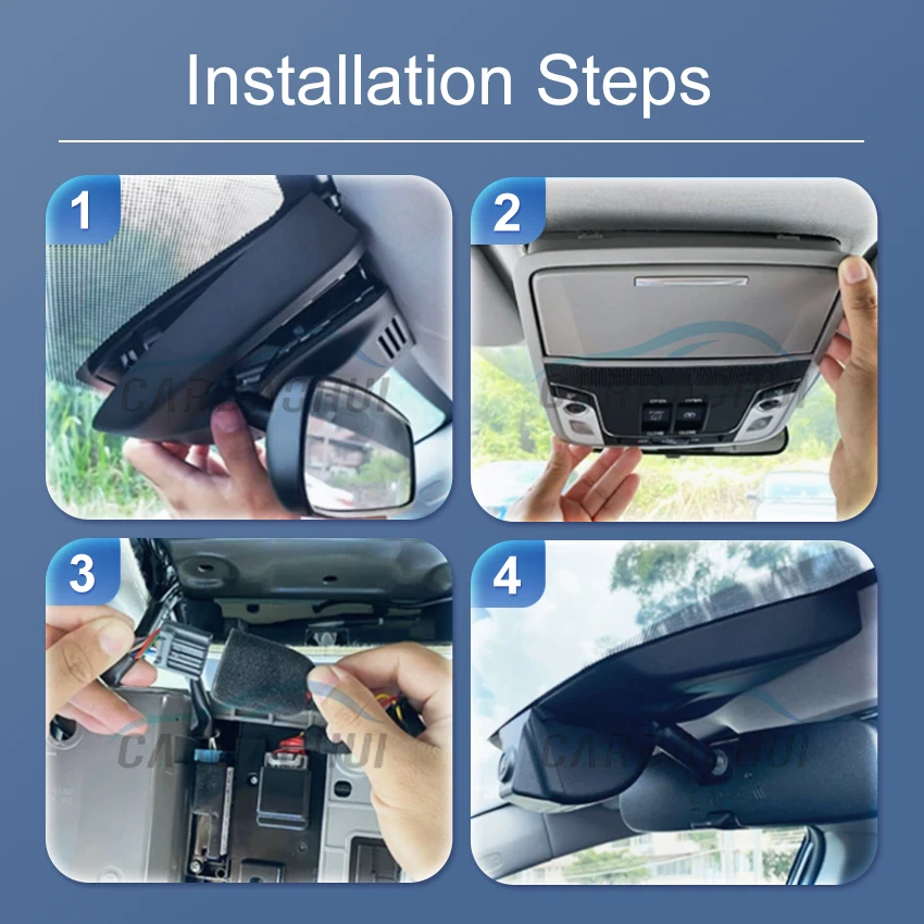 Car Dash Camera For Honda CR-V 5th 2017-2022 6th Gen 2023-2024, Plug and Play 4K OEM Look Car DVR For CRV WIFI & APP Control