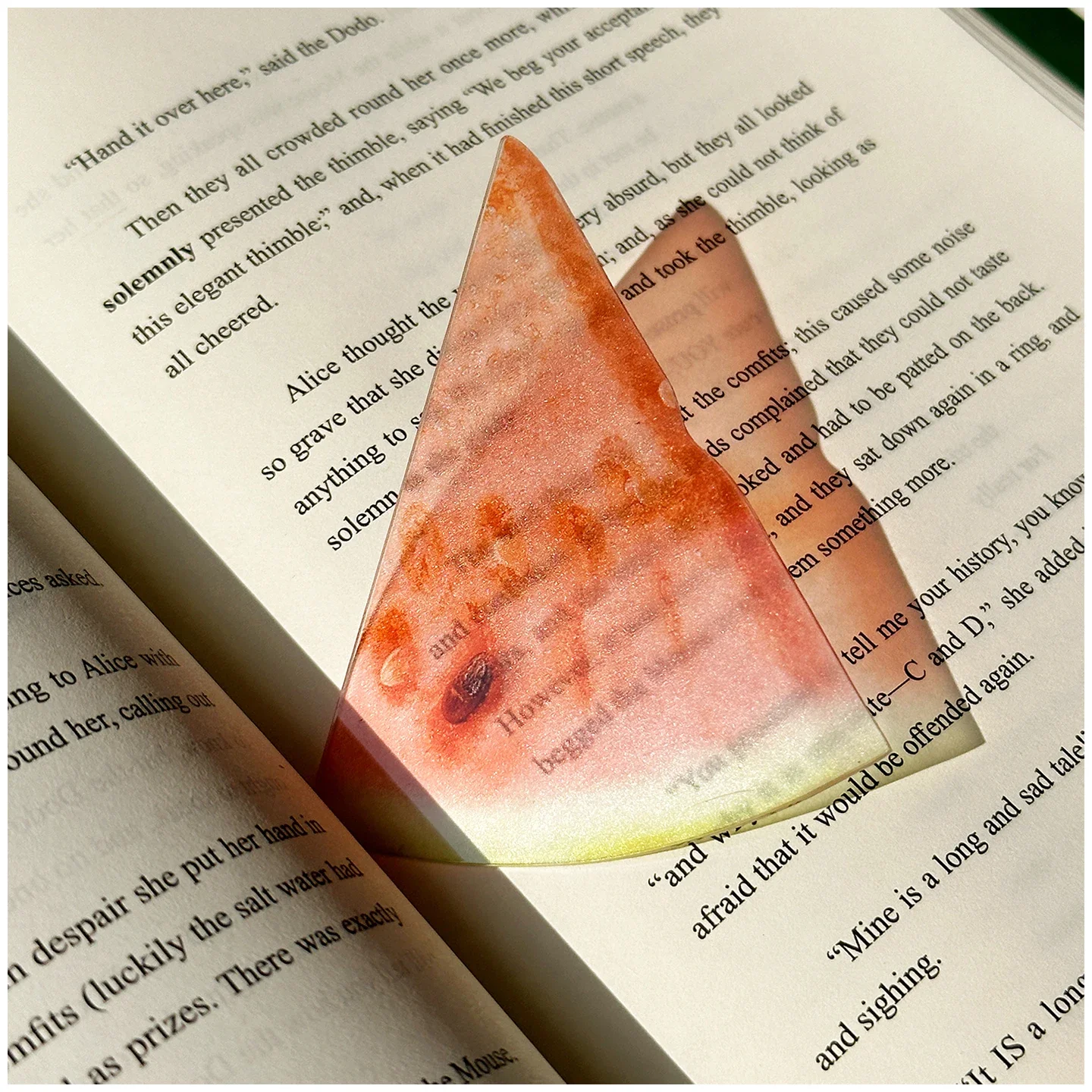 Marcadores de Libros Acrílicos Transparentes Delicados con Forma de Manzana, Regalo para Estudiantes, Sensación Premium, Lindos Marcadores con Forma de Uva y Tomate