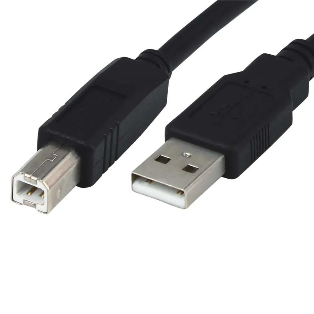 1.5/3/5/10M USB High Speed 2.0 A To B Male Cable For Computer Printer Cord 3 Feet Plug And Play