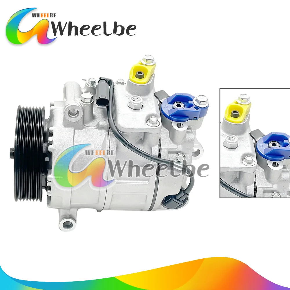 64529195721 For AC Compressor with 7-Groove Pulley BMW E60 F10 535i 535i xDrive 535xi L6 3.0L 64529174804 64526980085 CO11253C