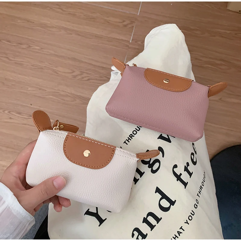 أجنحة محفظة نسائية للعملات المعدنية المرأة الجديدة لينة الجلود اللون حقيبة التخزين مصمم باليد حقيبة حقيبة قلادة سماعة أكياس أحمر الشفاه التبعي