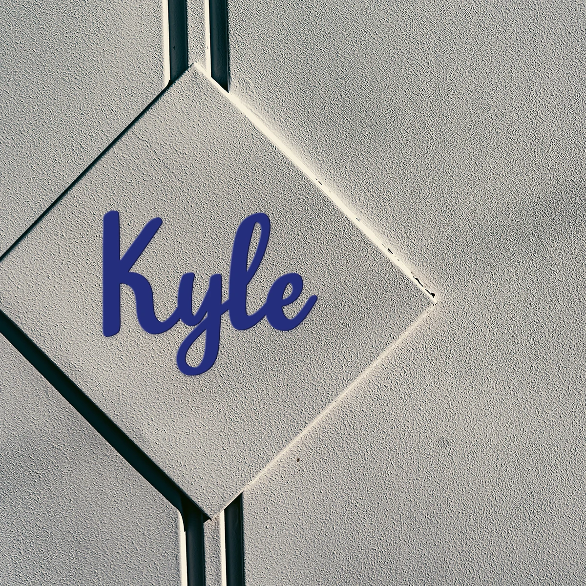 1PC Acrylic caitin example Tag Durable Outdoor Sign Classic Style Sign  Laser-Cut Sign Plaque Hanging art Sign