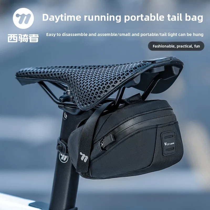 

West Rider Bike Tail Bag Mountain Bike Road Tool Storage Bag Riding Portable Tail Bag Seat Cushion Saddle Bag
