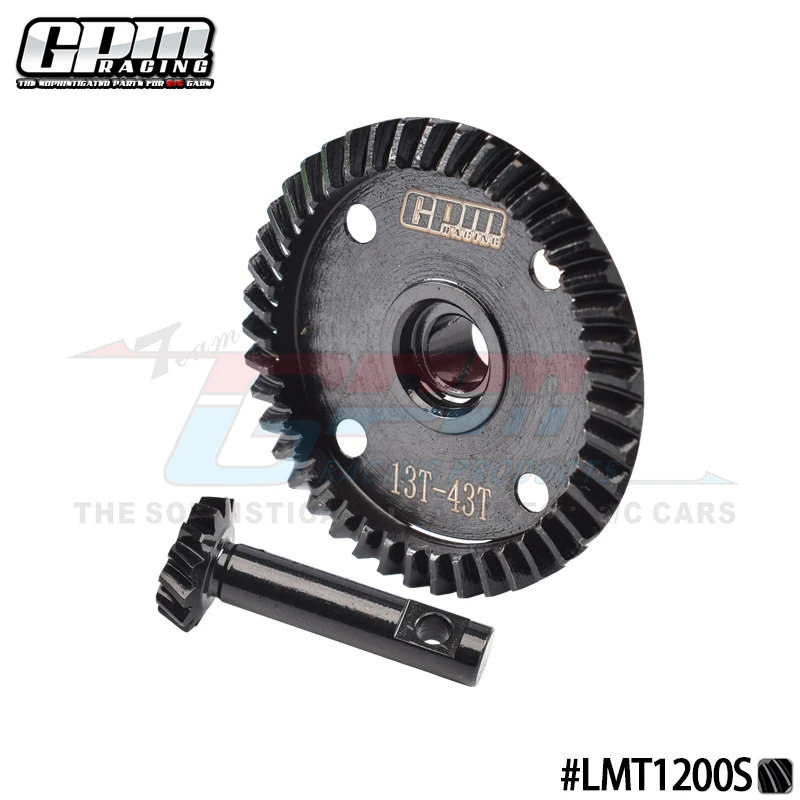 

GPM Medium Carbon Steel Front/Rear Bevel Gear For LOSI 1/8 Lmt Solid Axle 4Wd