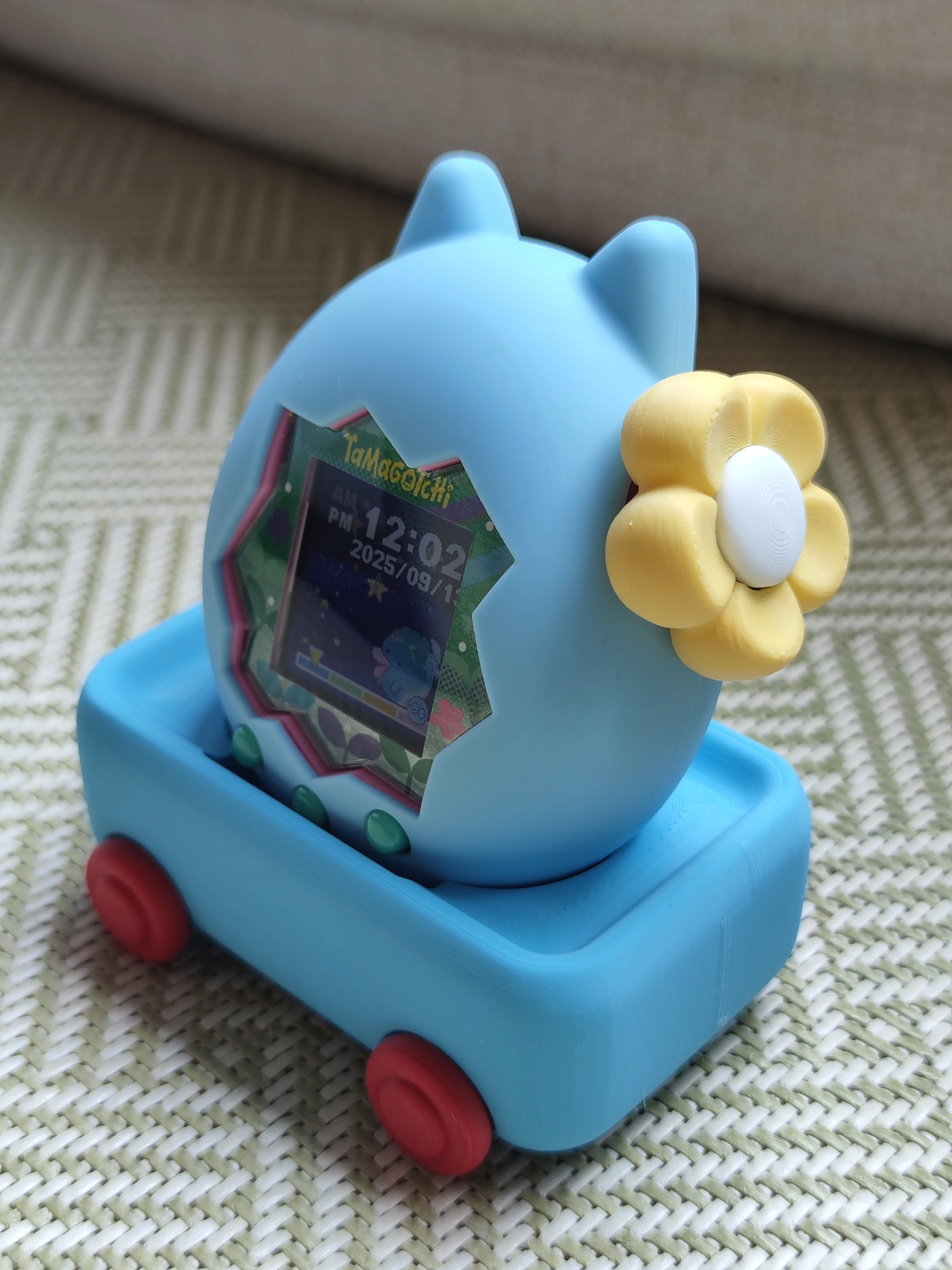 ثلاثية الأبعاد مطبوعة تماغوتشي الجنة زهرة على غرار المقبض الغطاء الواقي تماغوتشي ملحق الزخرفية الغطاء الواقي #5