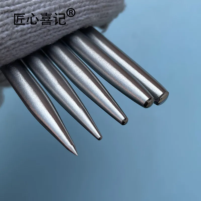 Afbeelding 3: Volledige set van 10 stuks gegraveerde beitel, gegraveerd zilver, gegraveerd recht handvat, hol massief, gereedschap 0,5 0,8 1 2 3 mm