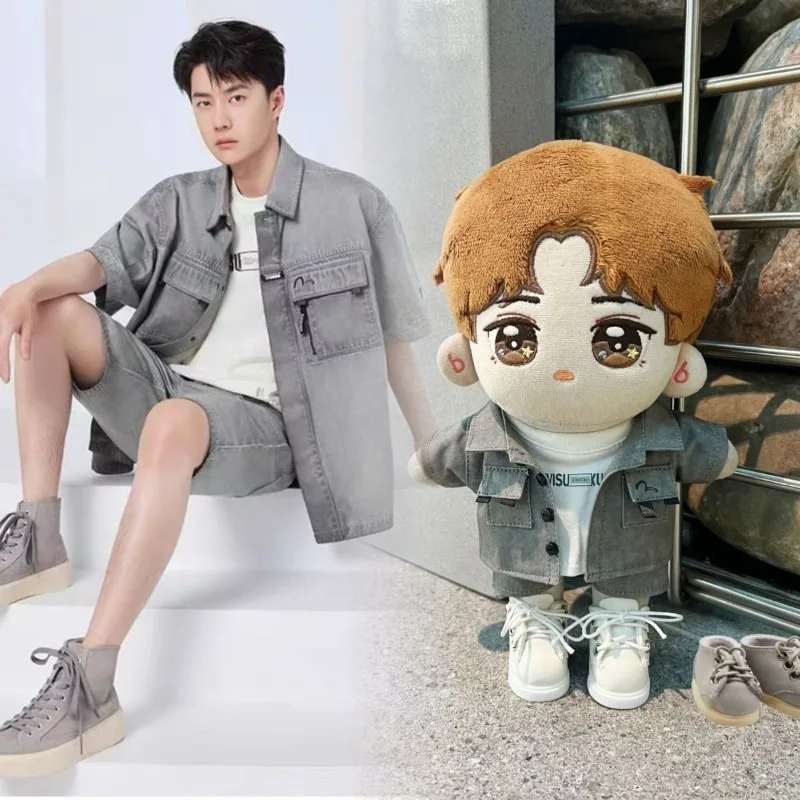 

Workwear style shirt set 10cm20cm doll doll dress