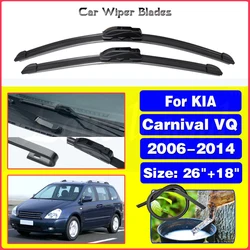 Car Wiper Blade For Kia Grand Carnival Sedona VQ 2006 - 2014 Windshield Front Window Wiper 26