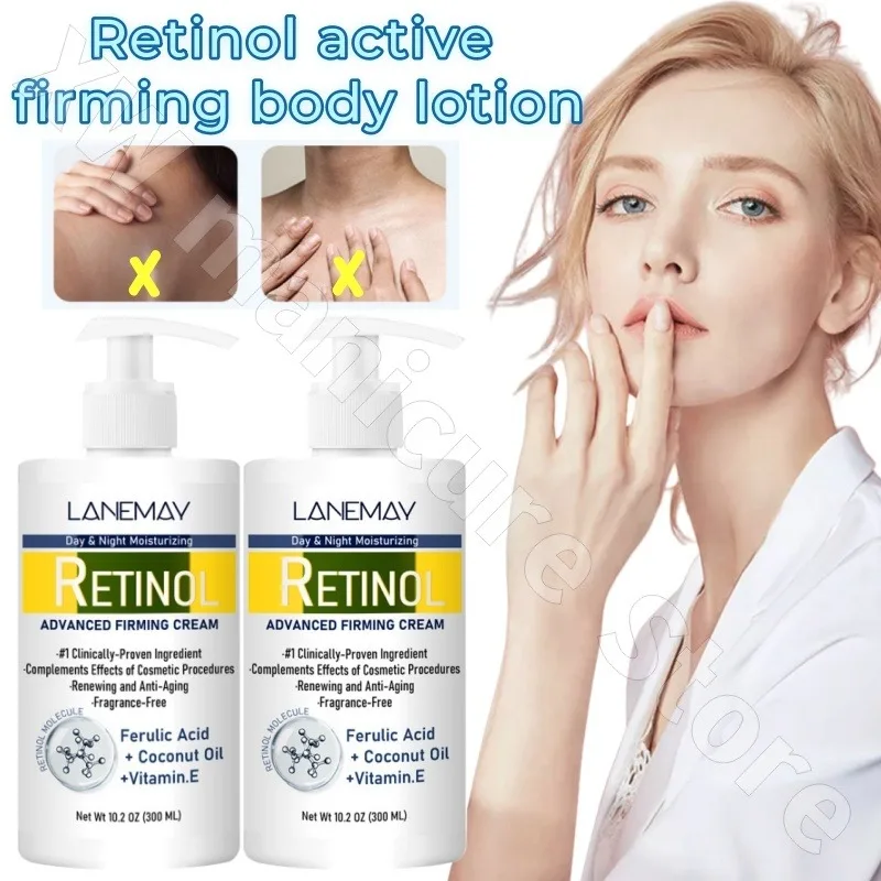 

Retinol Active Firming Body Lotion Moisturizing Moisturizing Refreshing Non-greasy Improving Dry Skin Rejuvenation Cream 300g