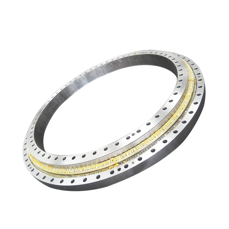 Large double row thrust ball slewing bearing China manufacturer direct sales