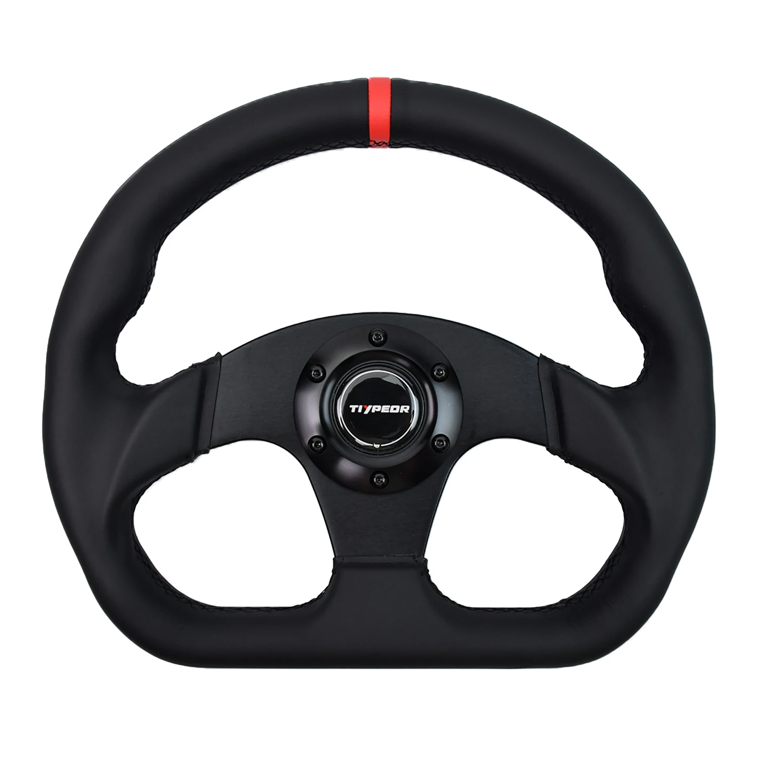 

TIYPEOR 320mm Steering Wheel 320mm Microfiber Steering Wheel With Flat Stand