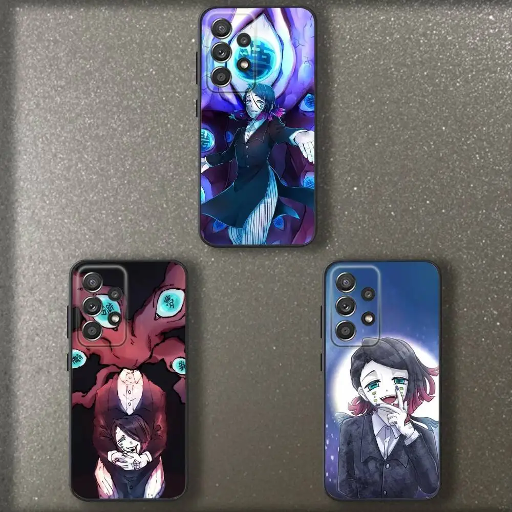 

D-Demon Enmus Slayer Phone Case For Samsung S 25,24,23,22,30,21,10,9,Ultra,Plus,Lite,FE,4,5 G Soft Black Case