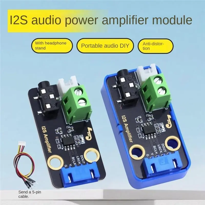 M51K-NS4168 I2S Audio Power Amplifier Module Class D Amplifier Board DIY With Headphone Jack view 6