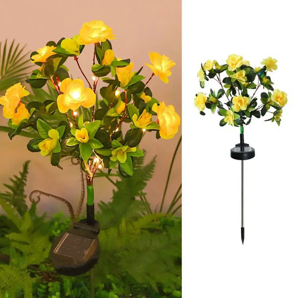 

Беспроводной солнечный цветочный светильник, элегантные солнечные цветочные фонари для садового декора, IP65, водонепроницаемый, с автоматическим включением/выключением, легко