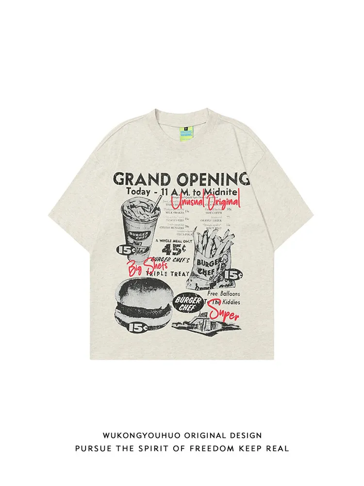 Men Vintage Graphic T Shirts Streetwear Harajuku Hip Hop Oversized T-shirts Y2K Tee Tops Unisex Cuasal Loose Tshirts