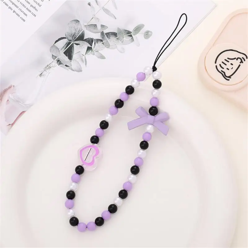 Anti-fall Delicate Simple Wear-resistant Portable Fashion Mobile Phone Peripherals The New Ornament Durable Decorations Beaded