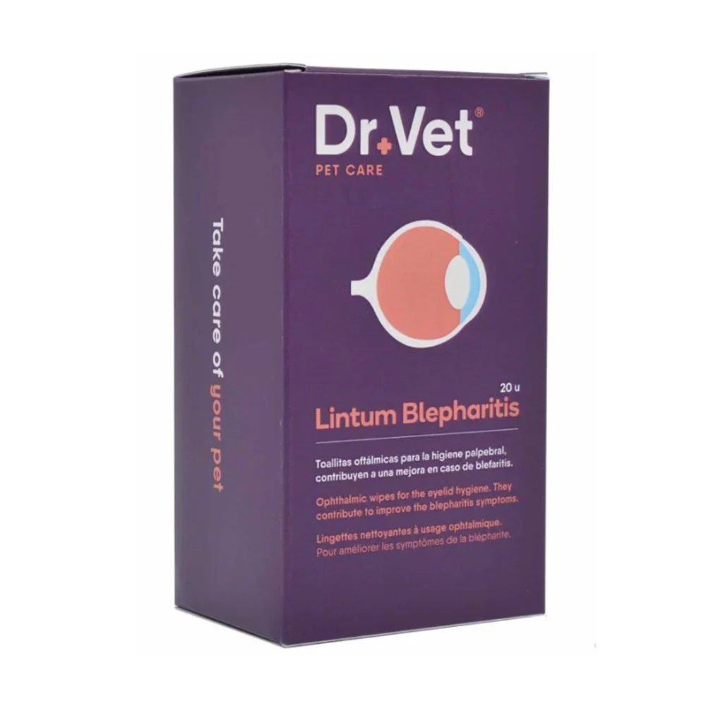 Linthum blepharitis 20 toallitas unidosis Dr + Vet