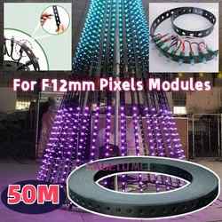 DIY Design Band Flexible Tape Build Christmas Tree Mount Strip Belt Rope for F12mm Fullcolor Led Pixel Modules Installation Belt