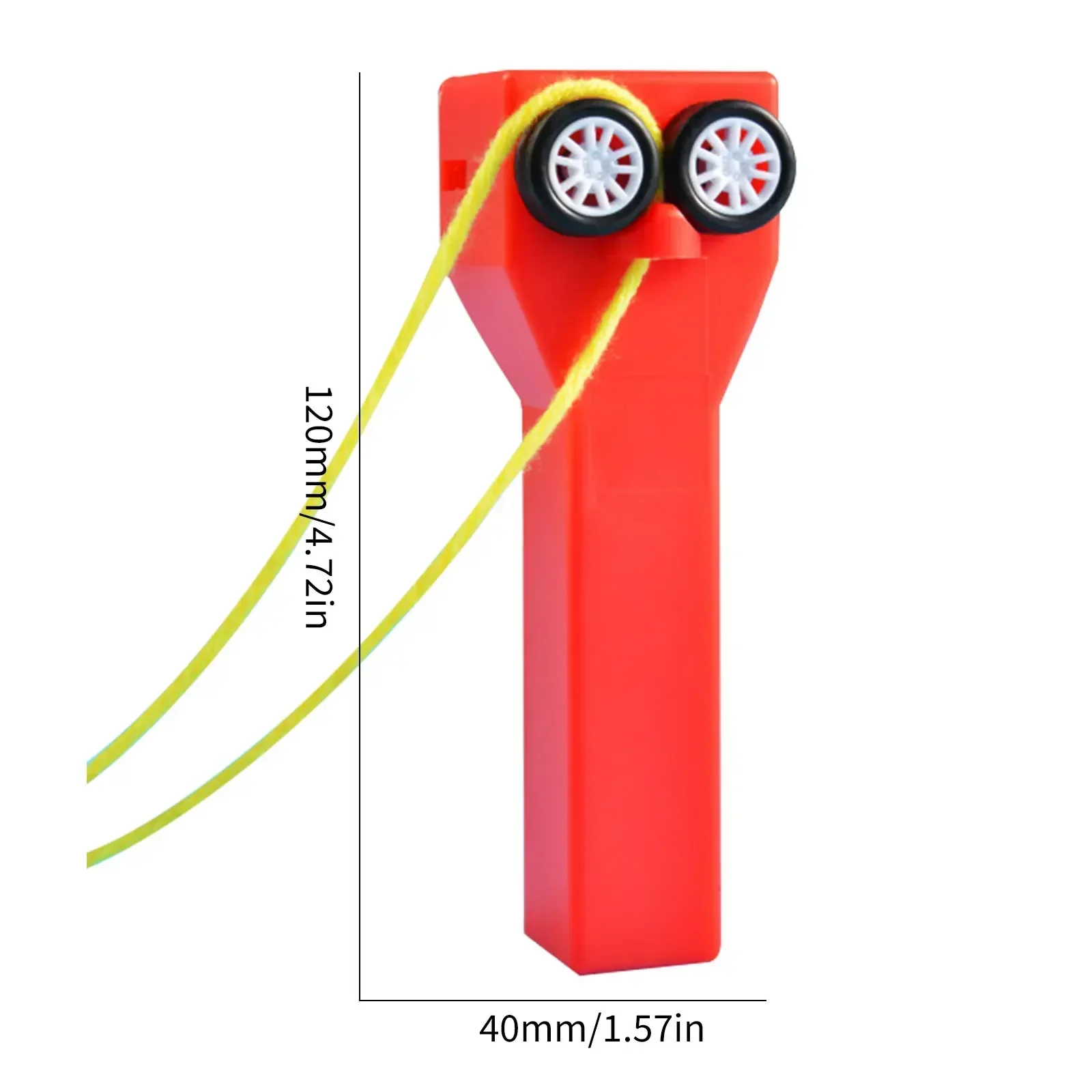 Lanzador de cuerda eléctrica Rop, hélice de cuerda, controlador de empuje, tirador de cable divertido, juguetes de descompresión de mano