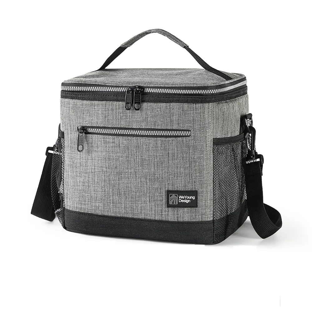 12L wasserdichte Isolierungs-Campingtasche mit PEVA-Folie-Innenfutter, große Kapazität, Mittagessen- und Bento-Tasche für Arbeit und Pendeln – Detail 15