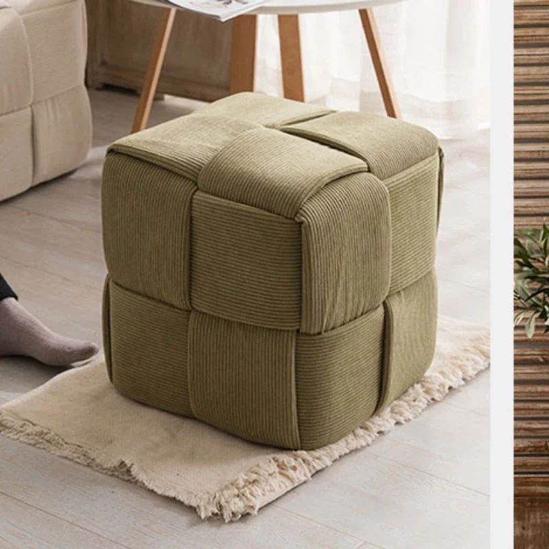 

Cushion Bedroom Foot Stool Vanity Luxury Portable Kitchen Foot Stool Design Modern Minimalist Meuble De Chambre Accessories