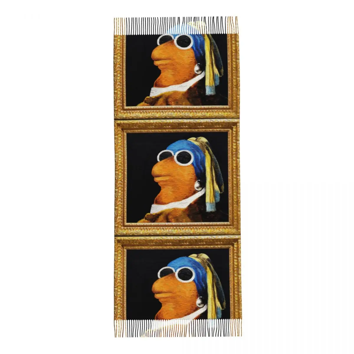 ماركوس الدودة ميمي وشاح للمرأة الخريف شالات الكشمير التفاف فتاة مع حلق اللؤلؤ طويل كبير وشاح شال لارتداء اليومي