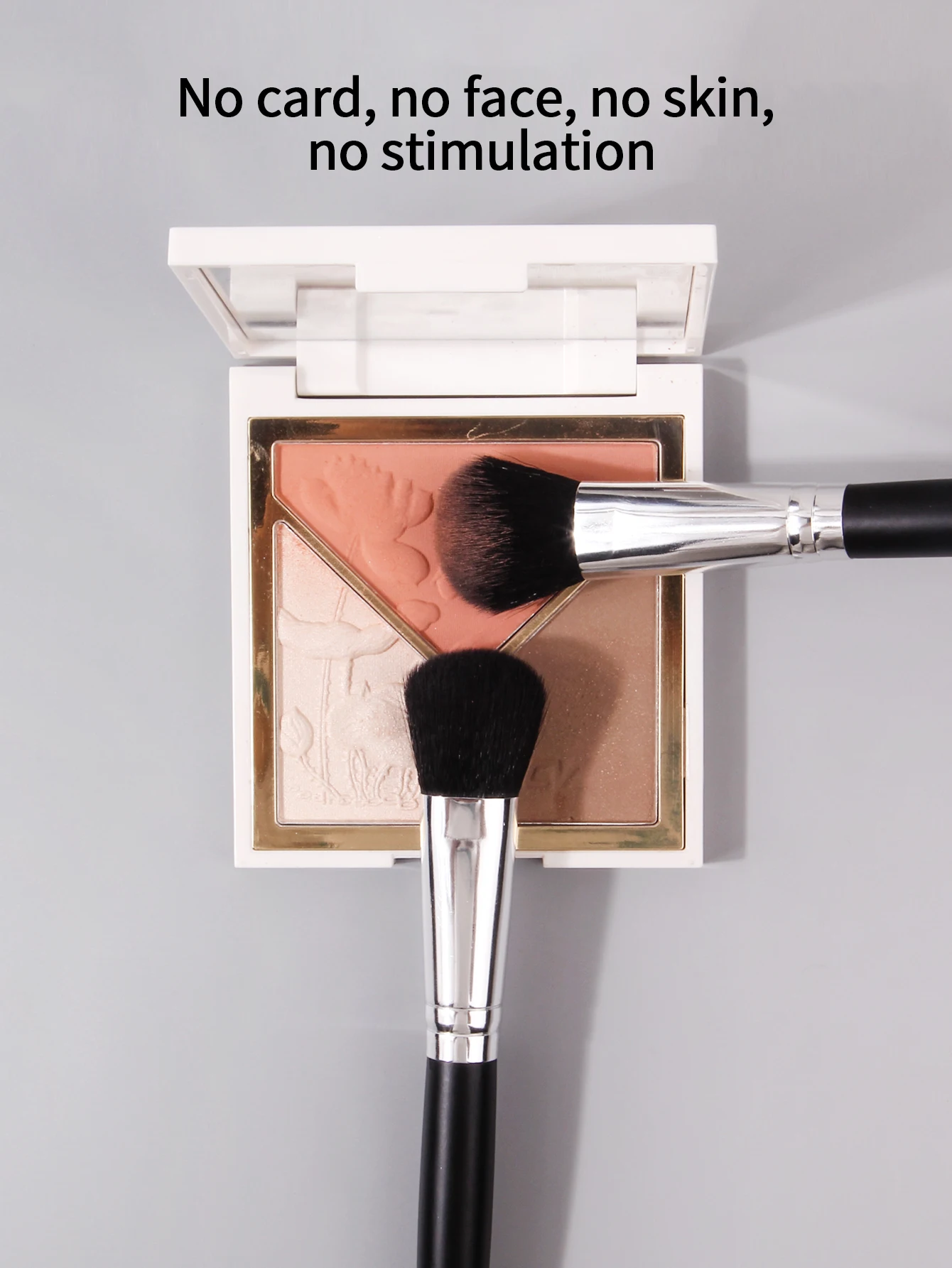 Pincel smuder com cabo de madeira macia, 2 peças, pincel para blush, pincel para destaque, ferramenta portátil multifuncional de pincel de maquiagem facial