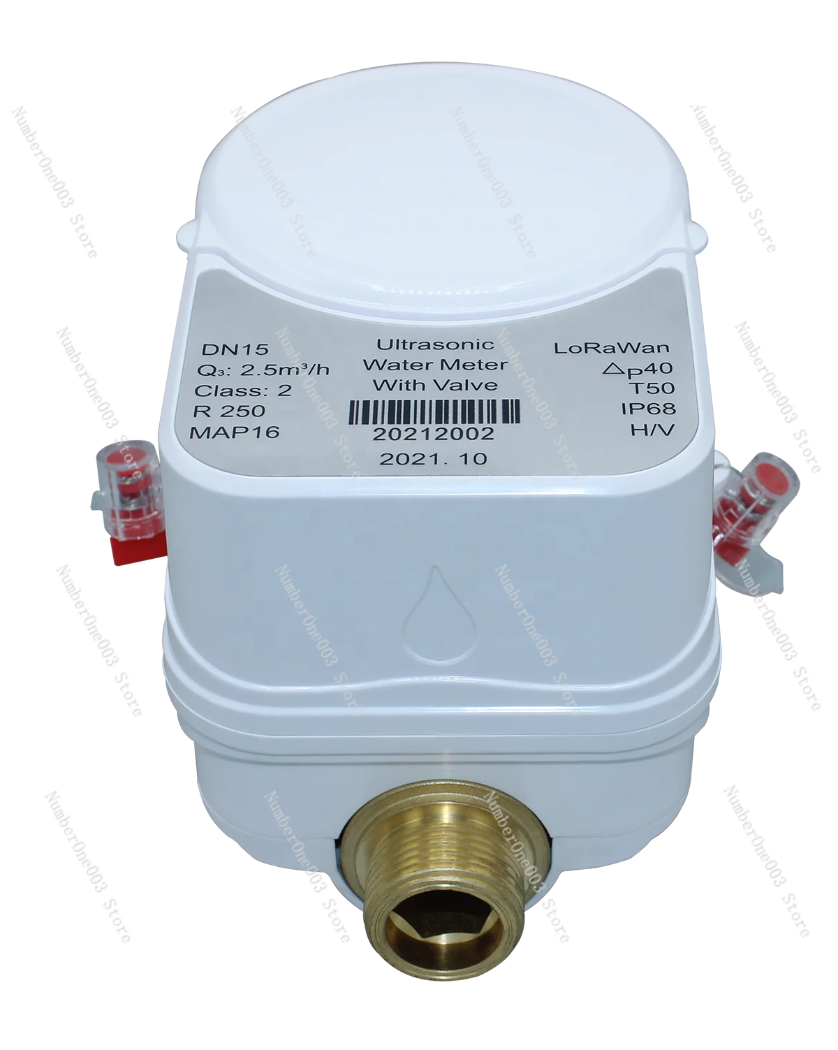 RTS Ultrasonic Smart Water Meter Valve Control Type Communicate Via Tuya App ZigBee Way Prepaid Water Flow Meter