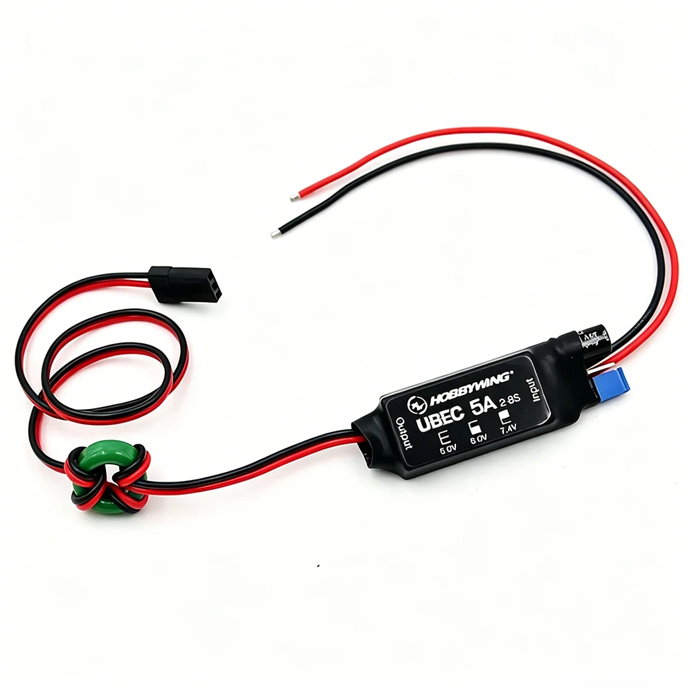 

Hobbywing High Effciency 2-8S 5A UBEC 5V 6V 7.4V Adjustable BEC For RC Car Parts